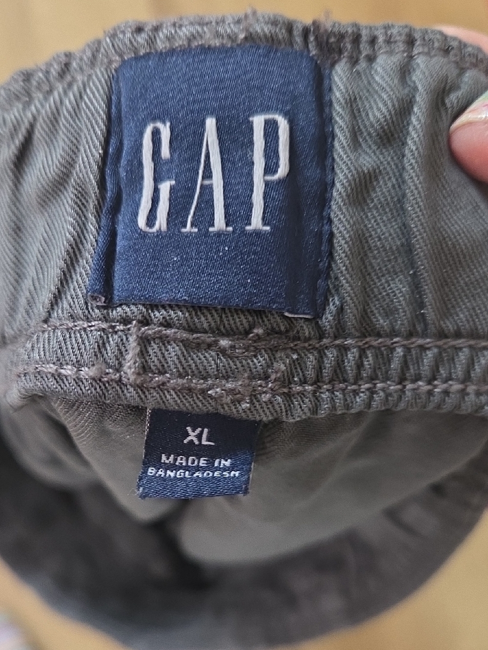 NWT Gap Tencel Lyocell Pullon Pants Grey Casual  XL - Picture 5 of 5
